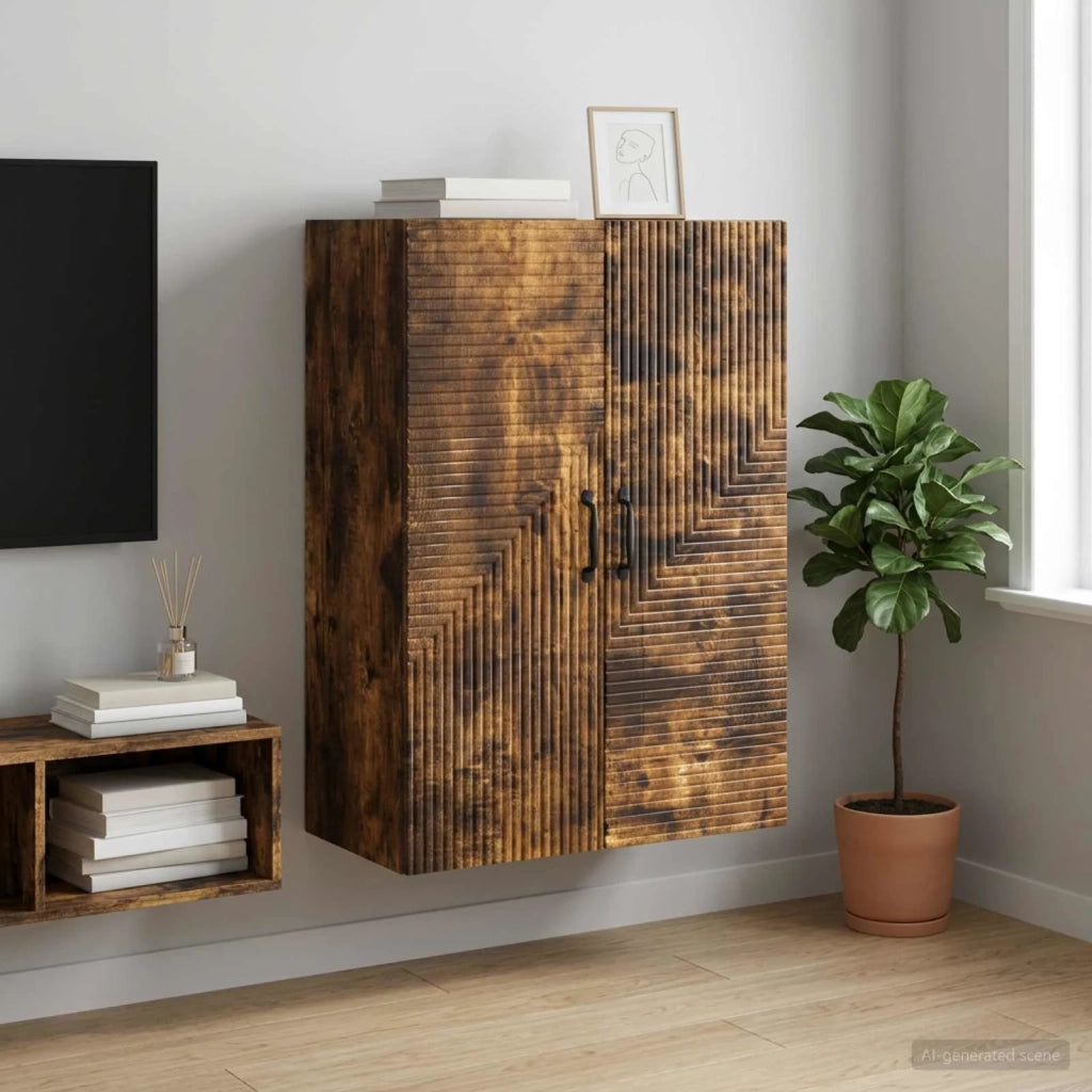 Mobiletto a muro Rovere Fumo 66 x 34,5 x 90 cm 898570
