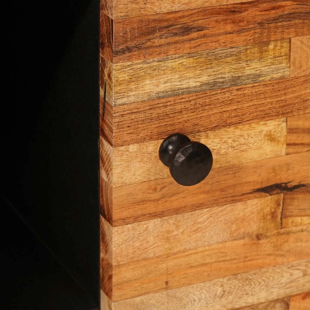 Mobile laterale | Tavolo laterale | Tavolino Marrone 90 x 33 x 75 cm Legno di mango massello
