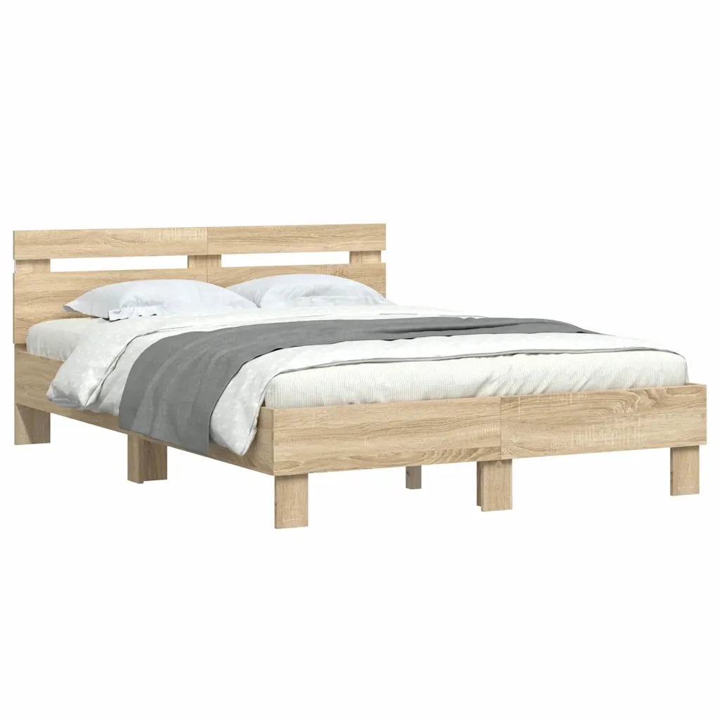Struttura del letto Sonoma 137 x 190 cm Legno multistrato