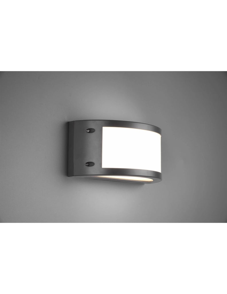 Applique Da Esterno Kendal Led IP54 Antracite L24 cm Trio Lighting