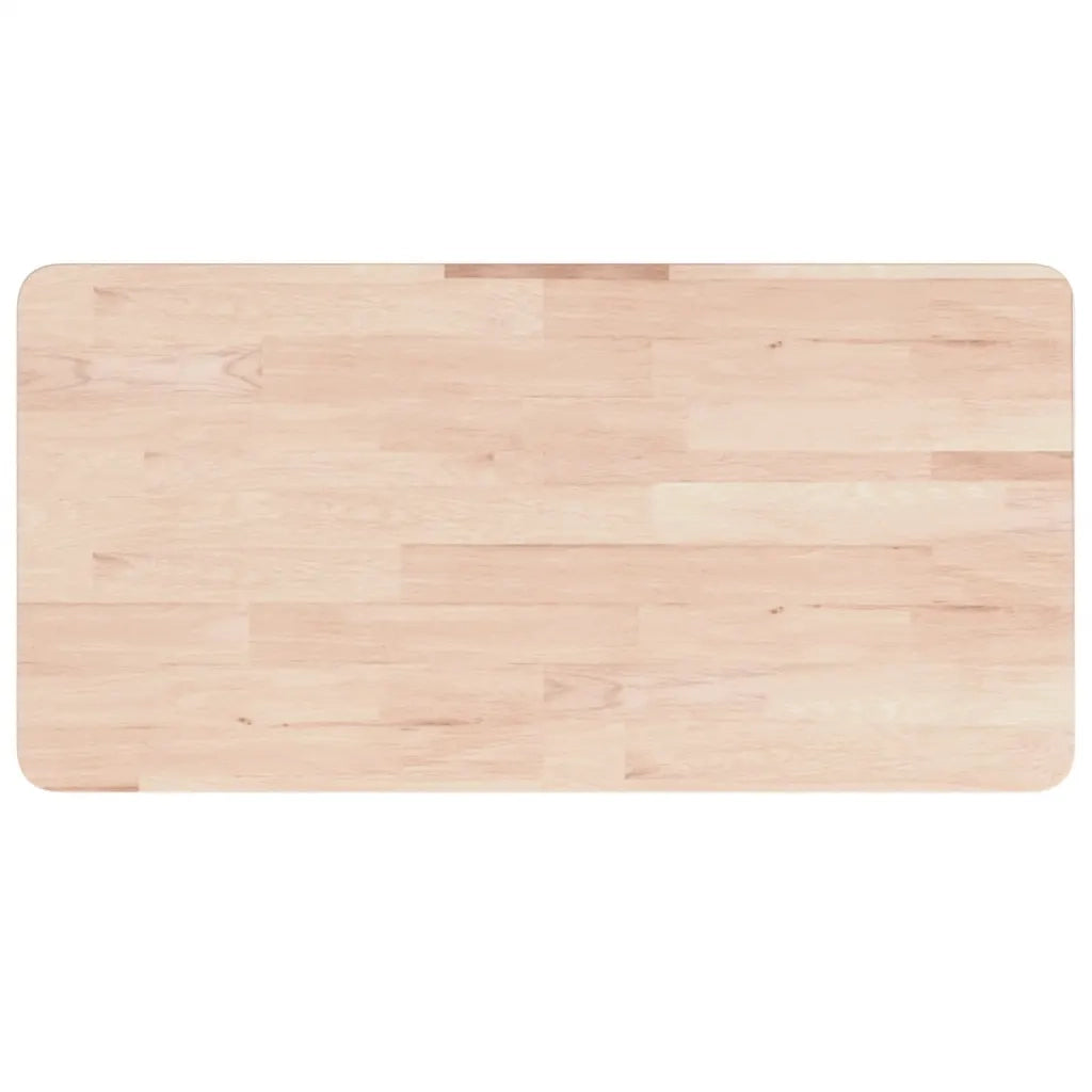 Banco Lavoro 100x60x(73-99,5) cm Legno di Rovere Rettangolare CFW9944523