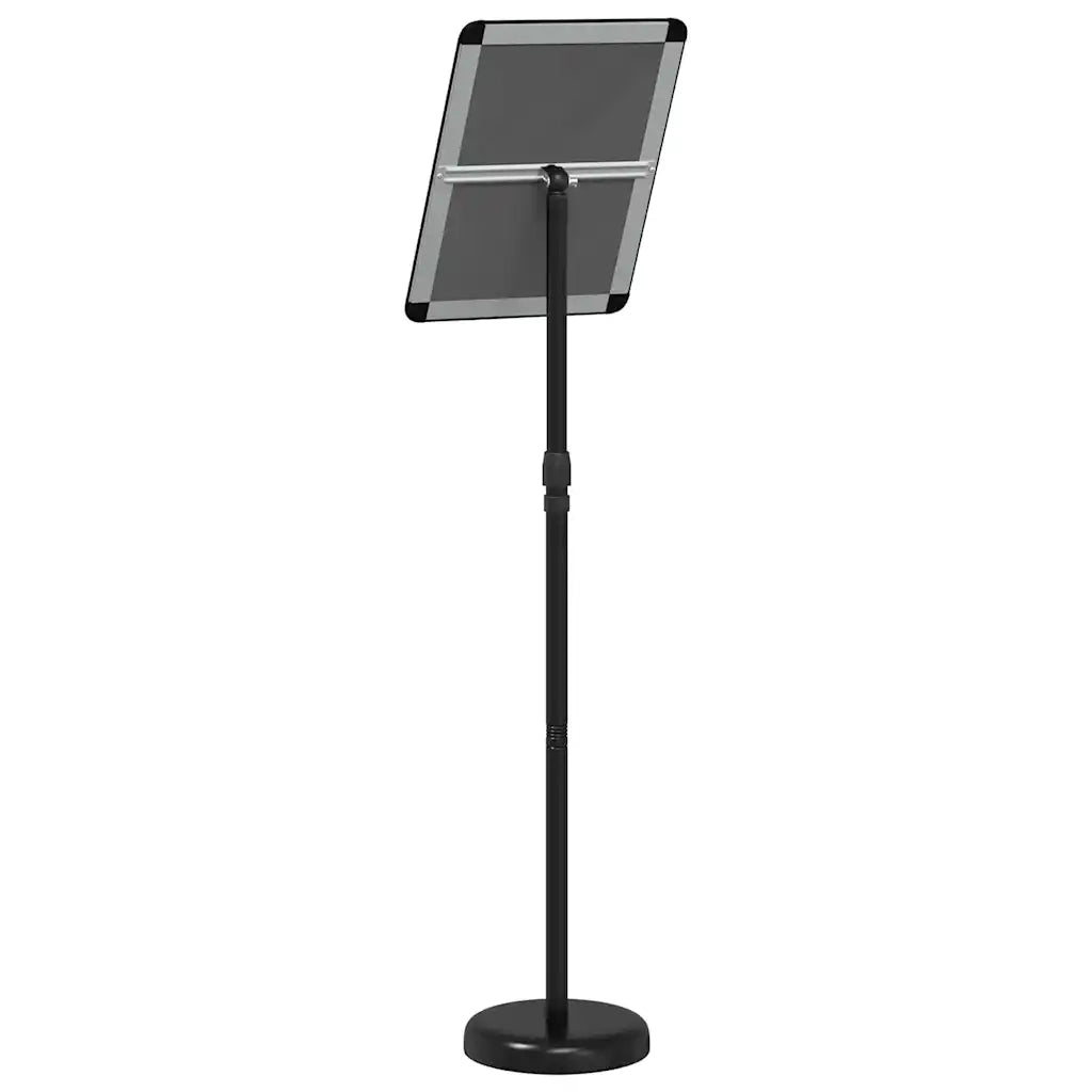 Espositori per Fiere Nero 30 x 25 x 128 cm Alluminio 42025191