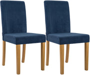 Set di 2 sedie per sala da pranzo Ina Cord anticate chiare 7