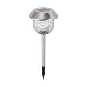 Lampada solare a picchetto 6500K acciaio IP44 Struhm