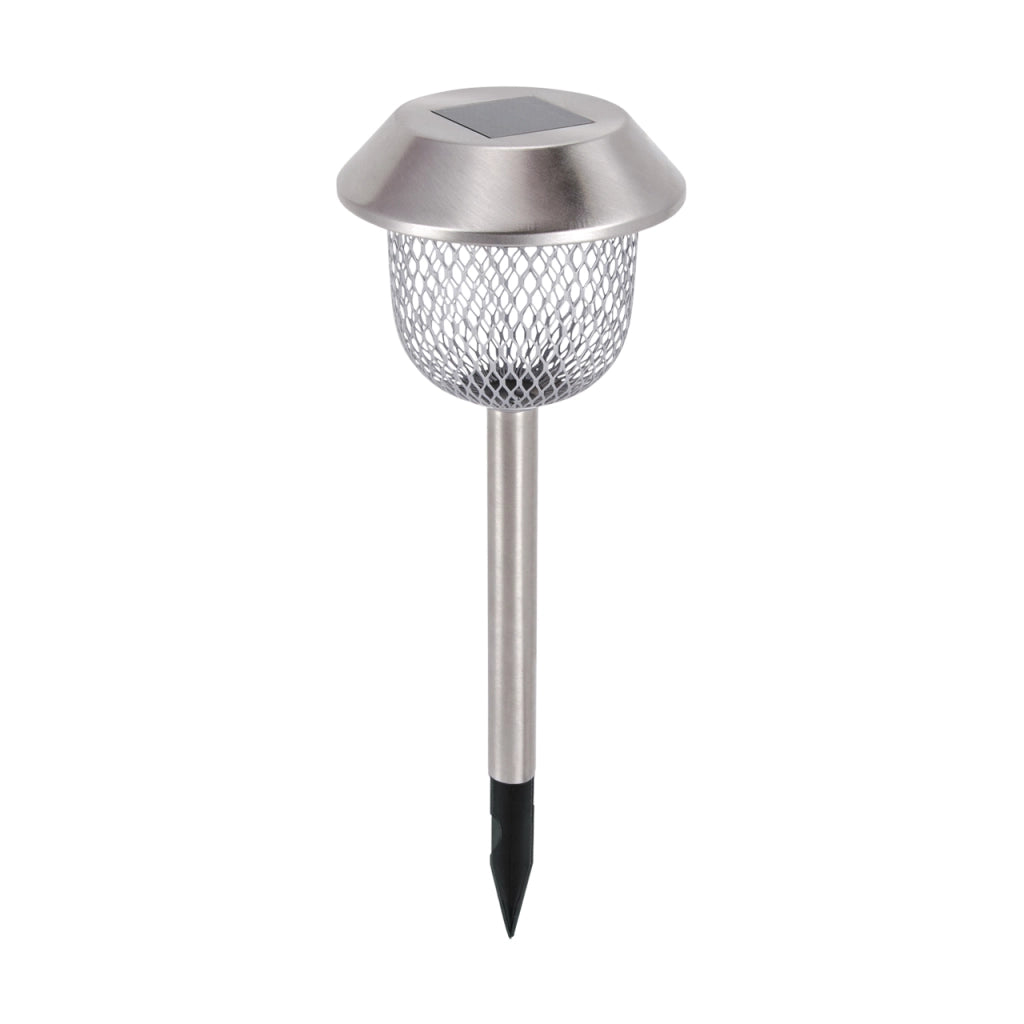 Lampada solare a picchetto 6500K acciaio IP44 Struhm