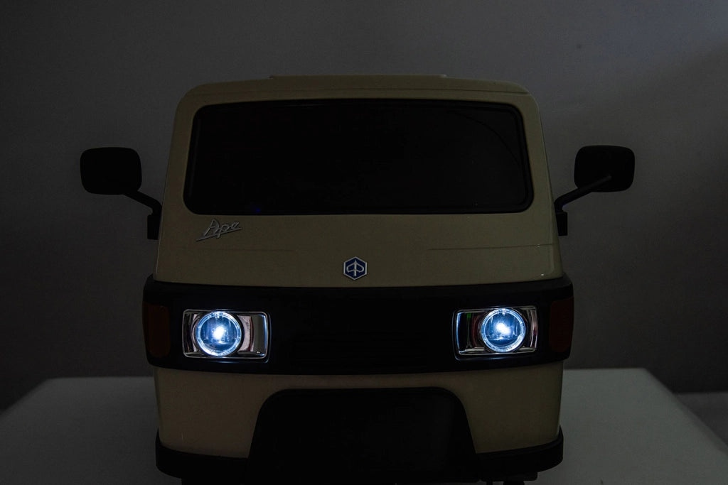 Macchina Elettrica per Bambini Licenza Piaggio Apecar 12V Bianco