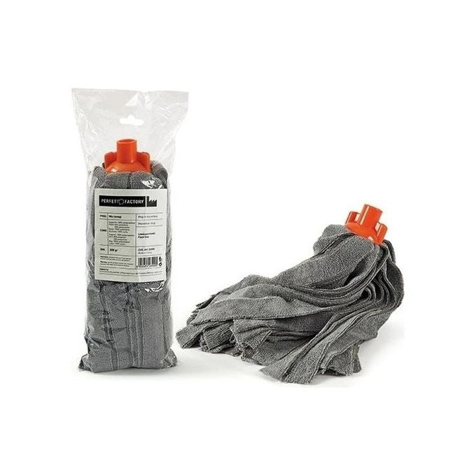 Perfetto 26500 Micromop Mop in Microfibra Professionale 200 Kg Lavabile in Lavatrice 60° colore Grigio