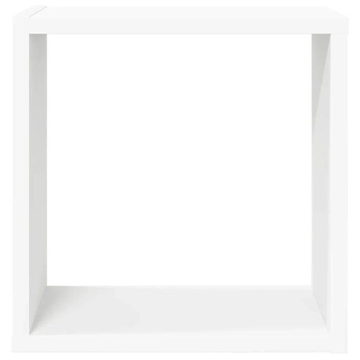 Mensole Parete a Cubo 2 pz Bianche 30x15x30cm cod mxl 61004