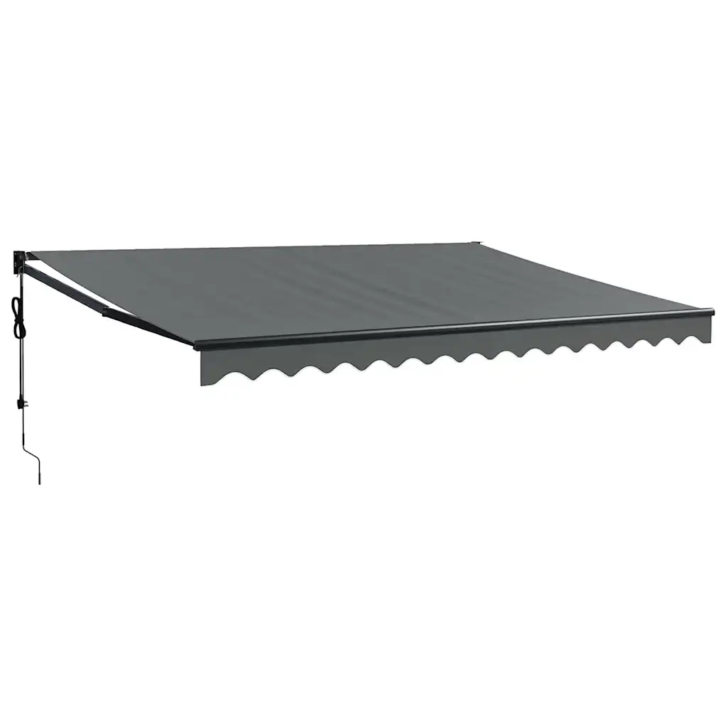 Tenda Sole Automatica Retrattile Antracite 4x3 m 3154513