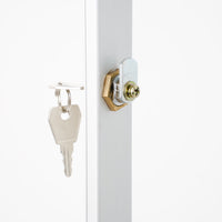 Bacheca con Apertura a Battente 52,1x69,6x2,3 cm in Alluminio Silver