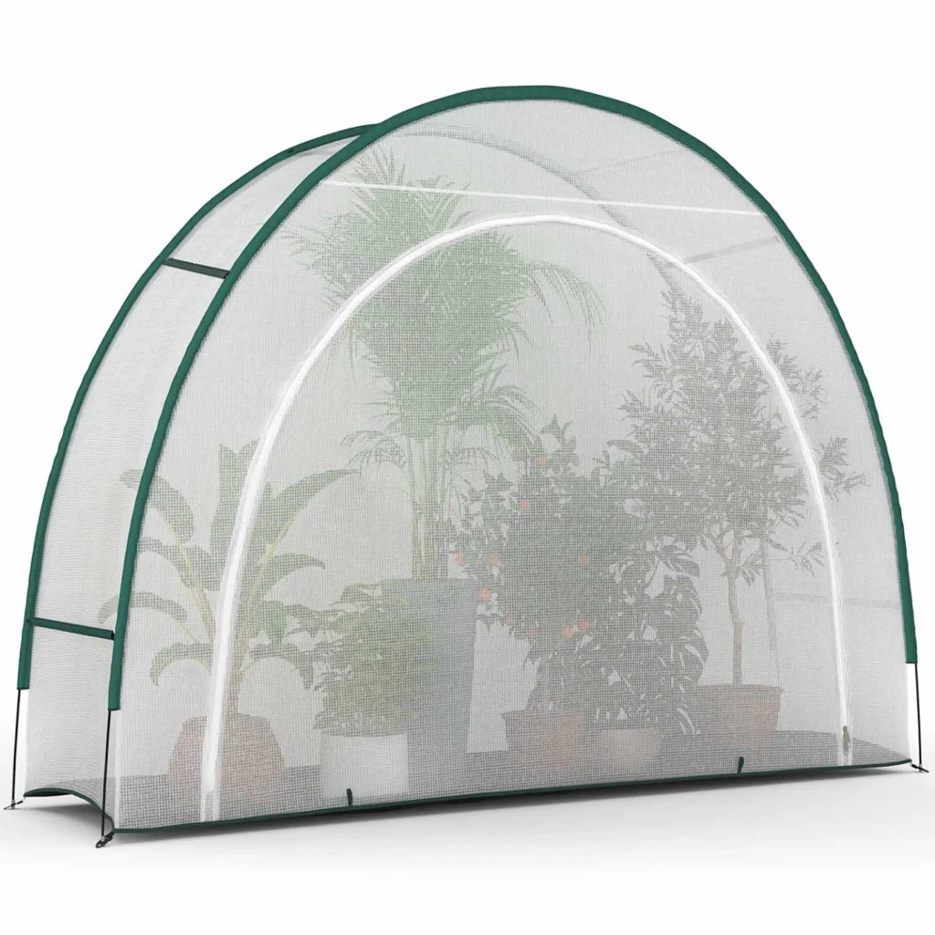 IDMarket - Serra a mezza luna 300 x 80 x 220 cm balcone e terrazza