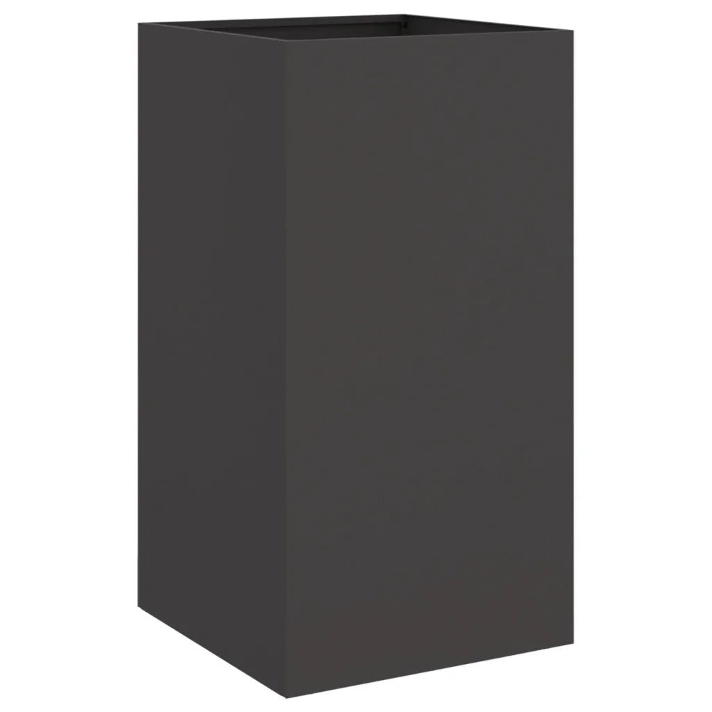 Fioriera Nera 42x38x75 cm in Acciaio 841577
