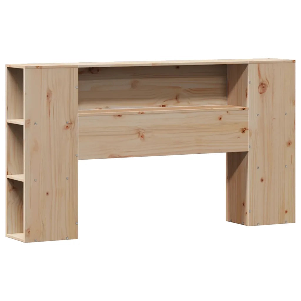Letto Libreria senza Materasso 120x200cm Legno Massello di Pino 3322435