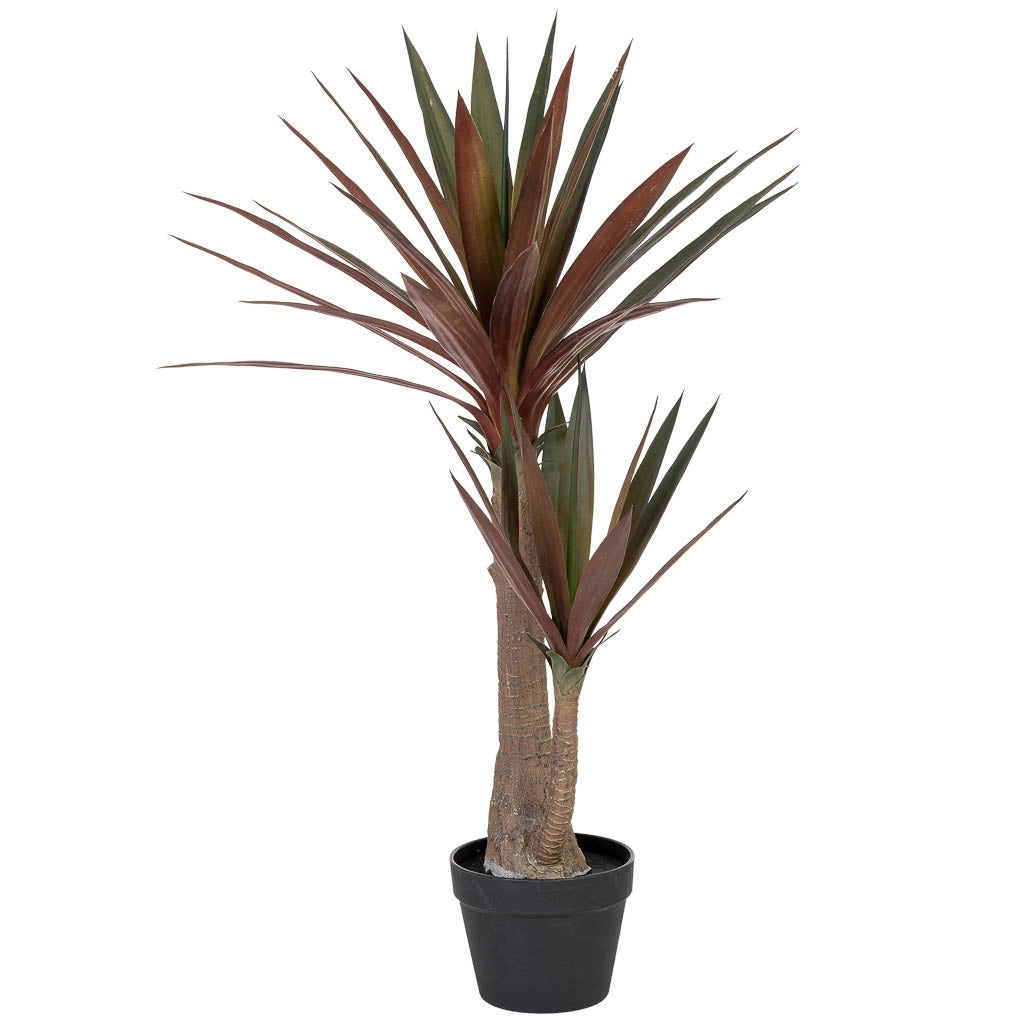Yucca artificiale decorativa phoenivosa con 44 foglie verde 70x30x90