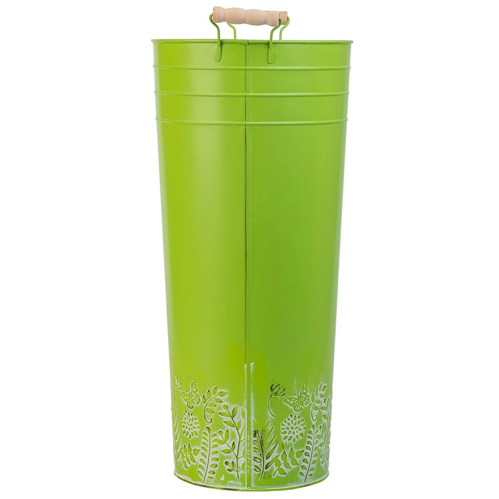 Portaombrelli tondo in metallo verde d23,5x50h b:18
