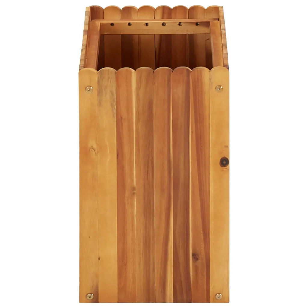 Fioriere | Cassetta per fiori | Letto Rialzato da Giardino 50x30x50 cm in Massello di Acacia