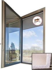 Inseguiti Insetti Veloce Mosquito netto - 150 x 200 cm bianco - protezione dalle zanzare - senza perforazioni Tenda di protezione