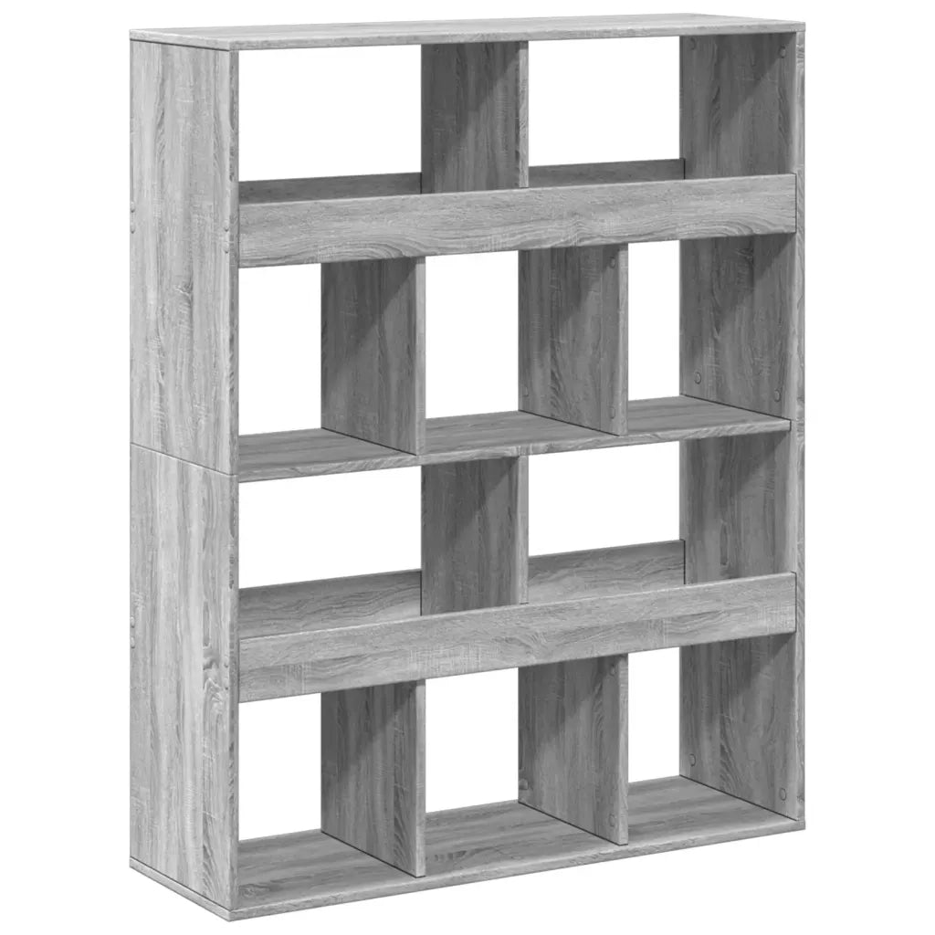 Libreria Grigio Sonoma 100x33x125,5 cm in Legno Multistrato 3309362
