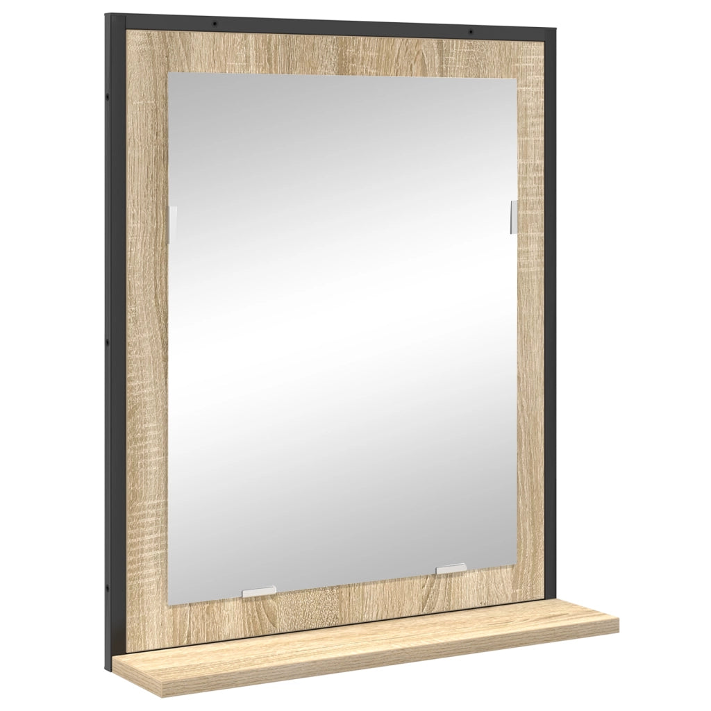 Set di Mobili per Bagno 3 Pezzi in Legno Ingegnerizzato Sonoma Oak