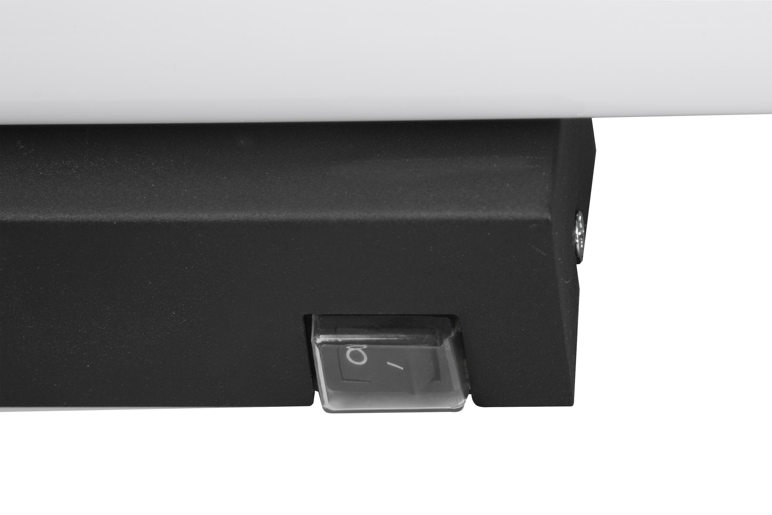 Applique da Interno a LED in Metallo Nero Opaco