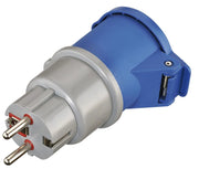 10pz adattatore industriale spina schuko-presa 16a 220v fig.6 cod:ferx.83998
