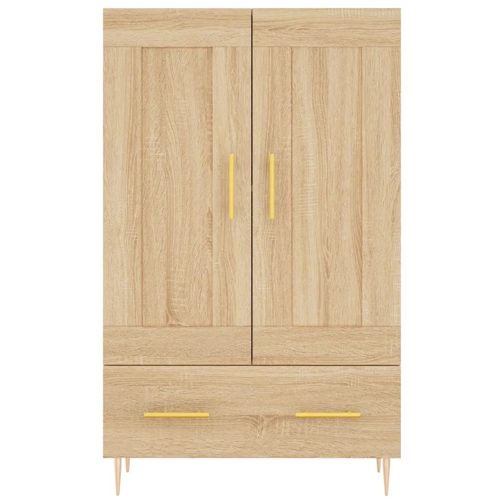 Credenza-Buffet-Armadio da cucina Rovere Sonoma 69,5x31x115 cm in Legno Multistrato 299546