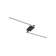 Plafoniera Moderna Staff Metallo Nero Led Integrato 12W 3000K