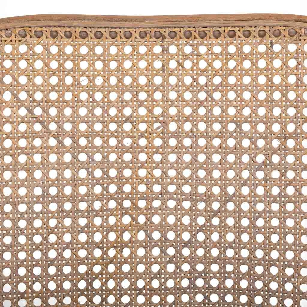 Sedia in legno e rete marrone 44x40x48/83h