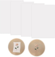 Set di carta da cucire idrorepellente da 4 pezzi - Formato A4 - Pellicola da cucire rimovibile - Alta qualità - Adesione forte - Ideale per progetti di cucito - Tessuto da cucire
