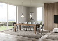 Tavolo Allungabile 120/224x90x77 cm Naxy Premium Noce