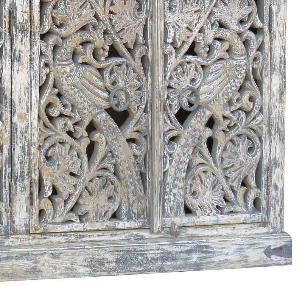 Credenza artigianale in legno 180x40x90h cm