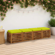 Cuscini per Sedia in 4 Pezzi SOEST 4 pz 100% Poliestere 944396