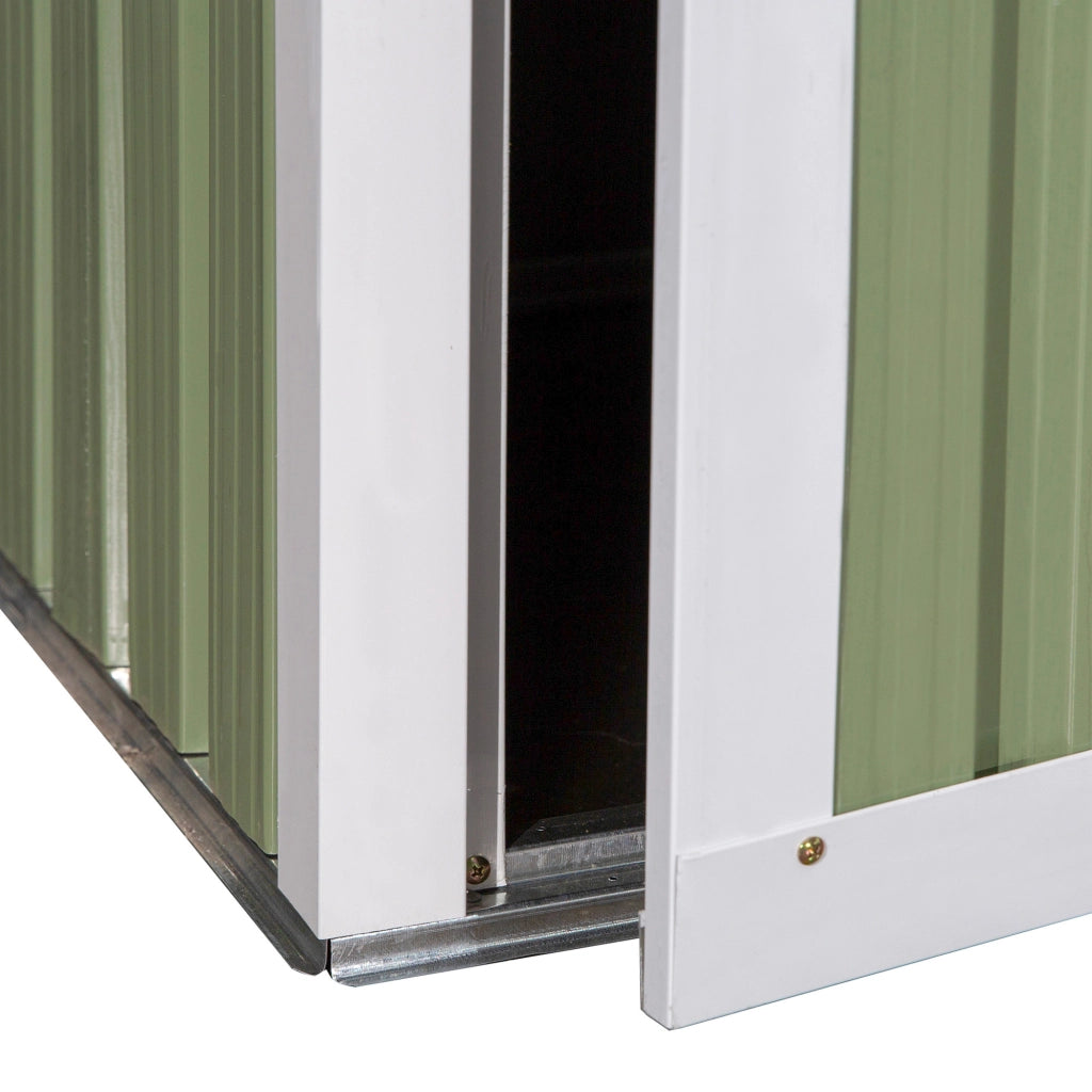EasyComfort Casetta Porta Attrezzi Capanno in Acciaio Impermeabile 142x84x189cm