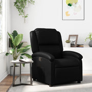 Divano Sedia-Poltrona reclinabile in Similpelle Nera 662305