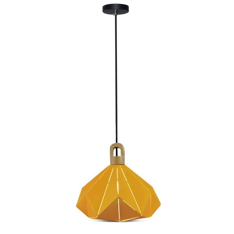 Pendant Light Pastel Legno Prism Yellow 320*270mm