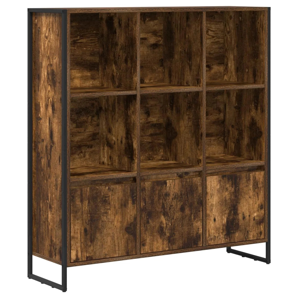 Armadio per Libri 2 pcs Quercia Fumosa 99,5 x 30 x 108 cm 3403024