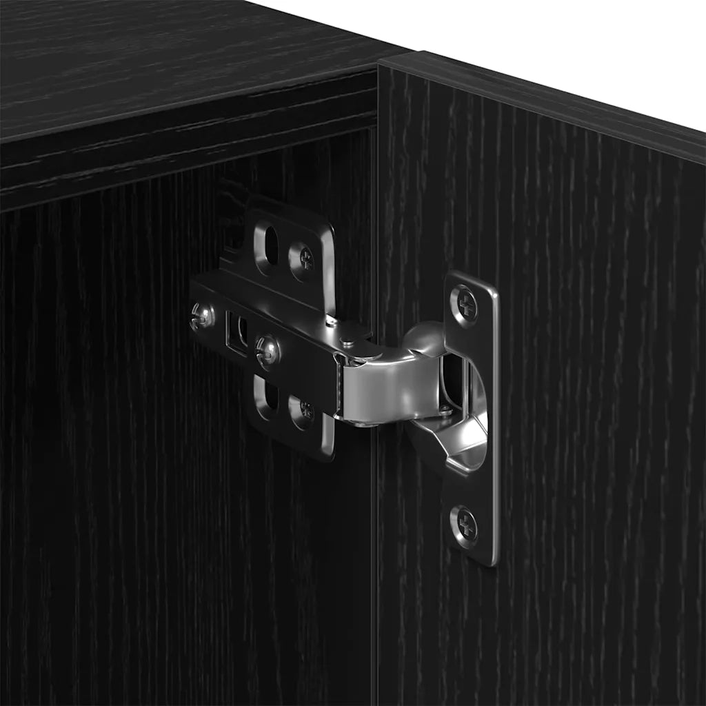 Mobile TV 100 x 35 x 40 cm Rovere Nero Legno ingegnerizzato 3333066