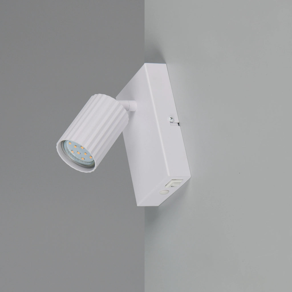 SPOT GU10 SOKA 15CM BIANCO RIGATO