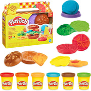 Play-Doh, Playset Divertimento alla Griglia,Include 10 Vasetti di Pasta Modellabile e Accessori, Hasbro,Eta 3+