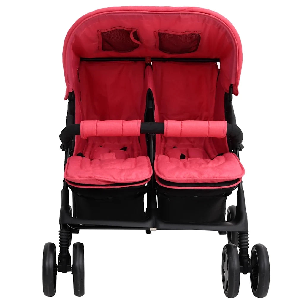 Passeggino Gemellare Rosso in Acciaio CFW8594593