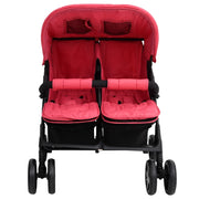 Passeggino Gemellare Rosso in Acciaio CFW8594593