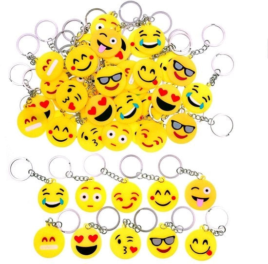 Sostegno per Chiavi in Silicone con Anello per 50 Unità - Accessori per Bambini e Adulti - Decorazioni per la Casa con Stile Giovanile