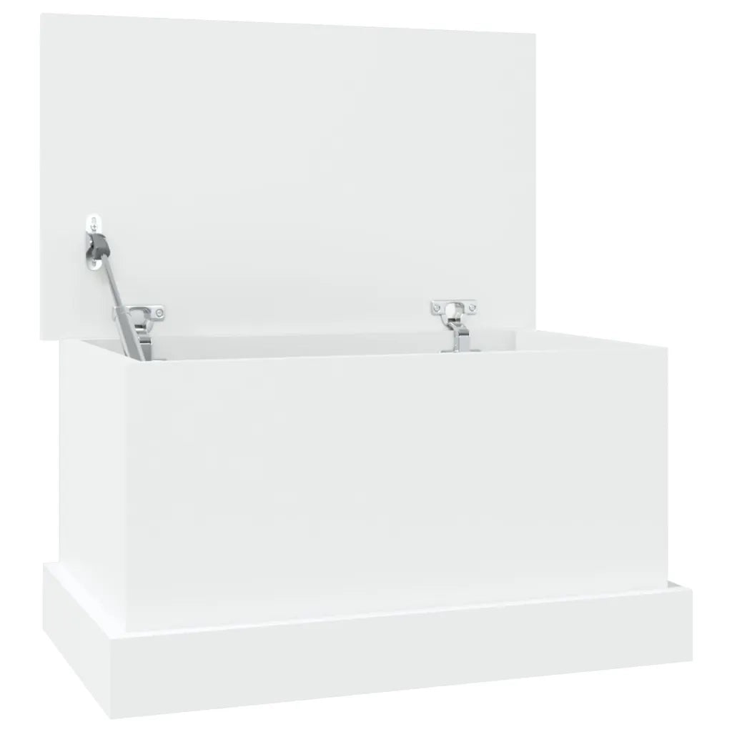 Contenitore Portaoggetti Bianco 50x30x28 cm Legno Multistrato