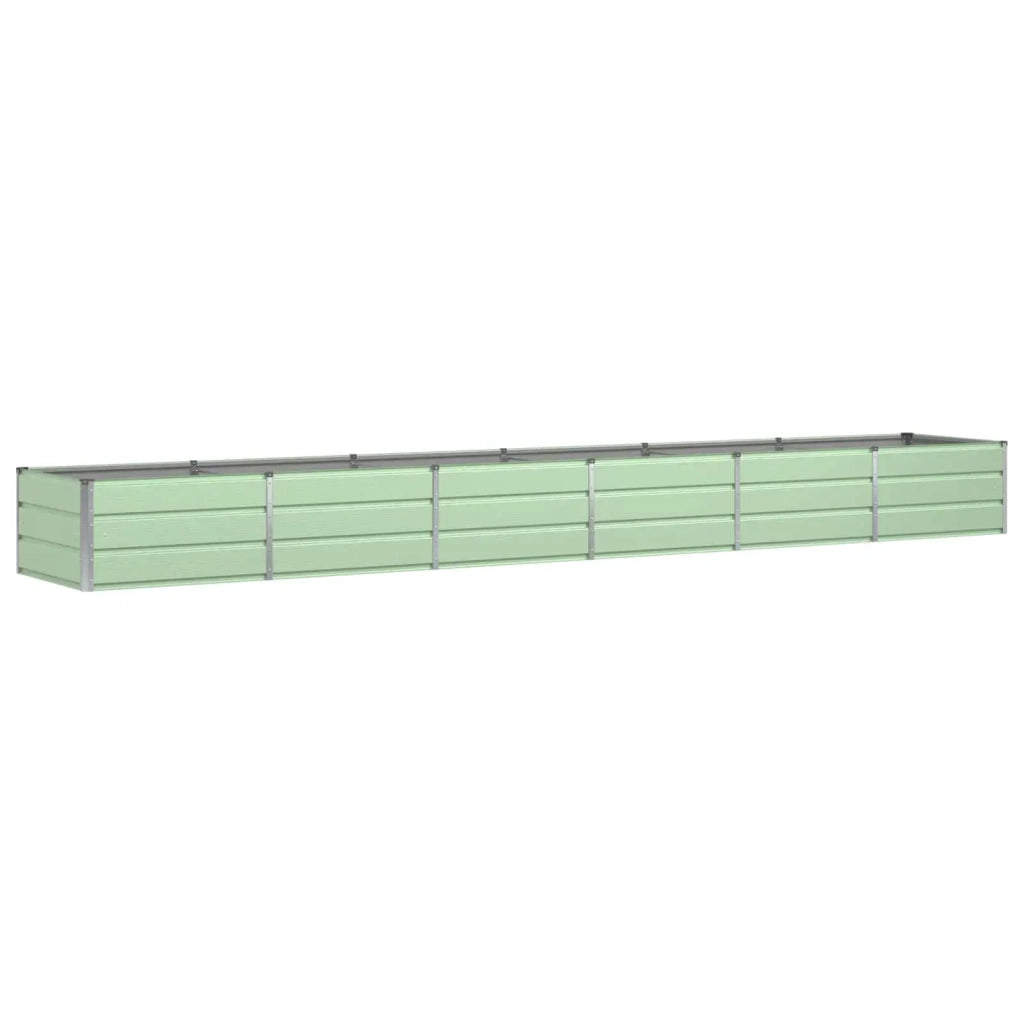 Fioriera | Cassetta per fiori | Vaso Verde 480 x 80 x 45 cm Acciaio