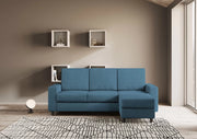 Divano sakar 3 posti (tre sedute da 60cm) + pouf misure esterne l.208 p.155 | avio - Mobili 2G
