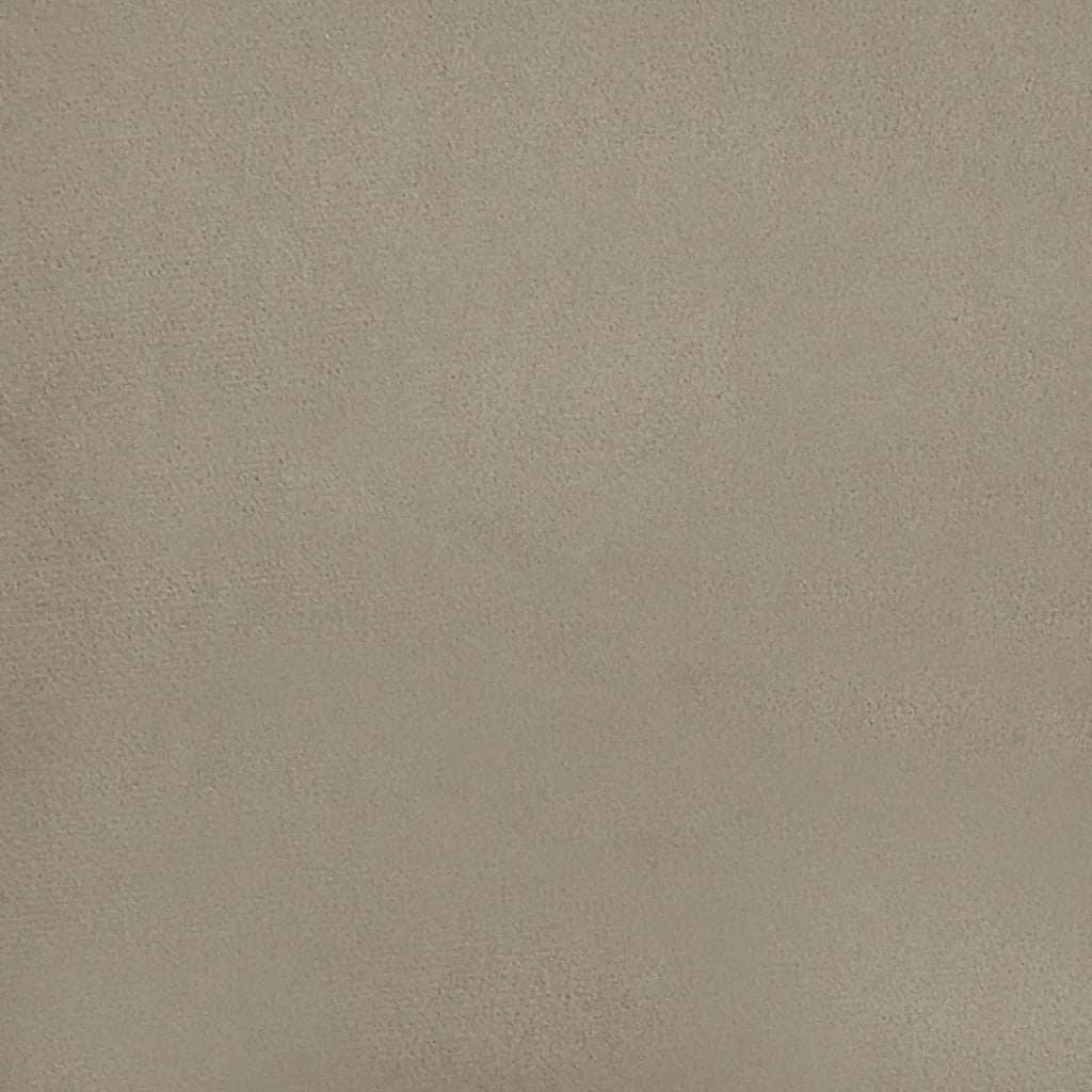 Sgabello Rotondo Grigio Scuro in Velluto CFW3537556