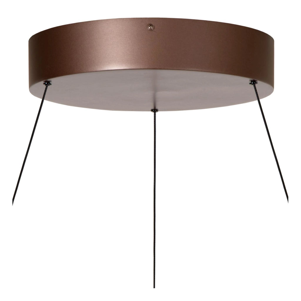 Lampada sospesa ring ruggine LIANE LED 80 cm Lucide