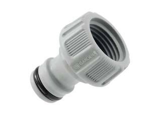 PRESA PER RUBINETTI CON INNESTO RAPIDO- - filetto F 3/4 in blister (18221-20) - 6 blister GARDENA