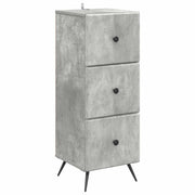 Mobile con Cassetti Grigio Cemento 33 x 34,5 x 90 cm 895538