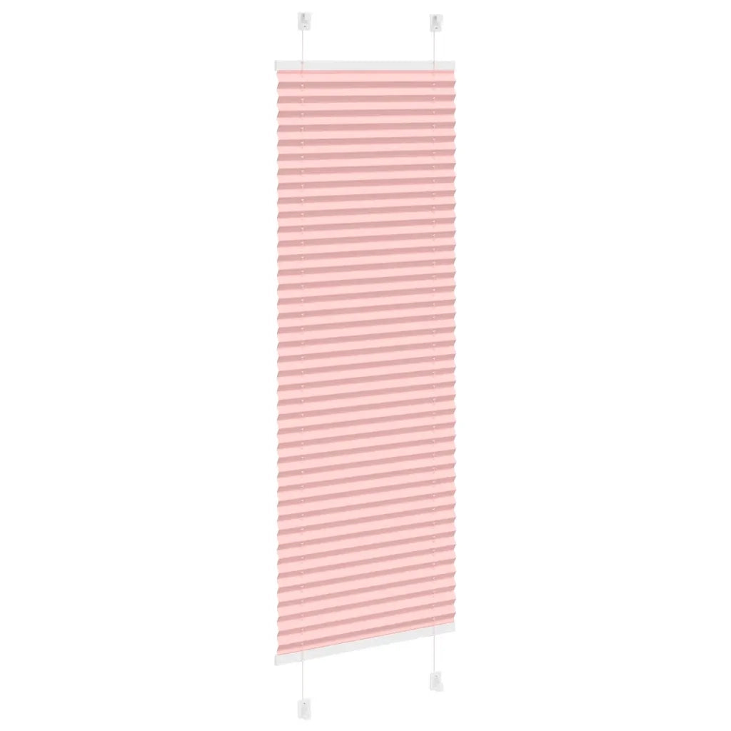 Tenda Plissettata Rosa 45x100 cm Larghezza Tessuto 44,4 cm 4015421